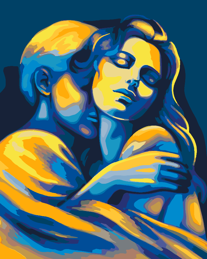 Malen nach Zahlen - Liebende 4492