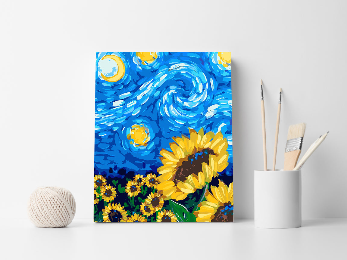 Pictura pe numere - Floarea Soarelui 4495