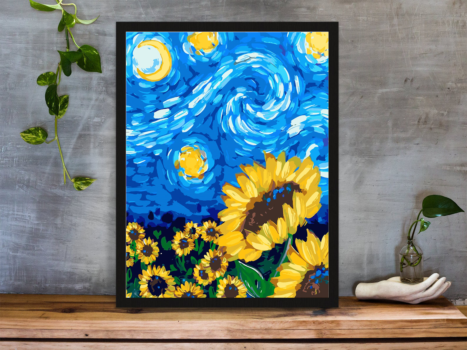 Malen nach Zahlen - Sonnenblume 4495