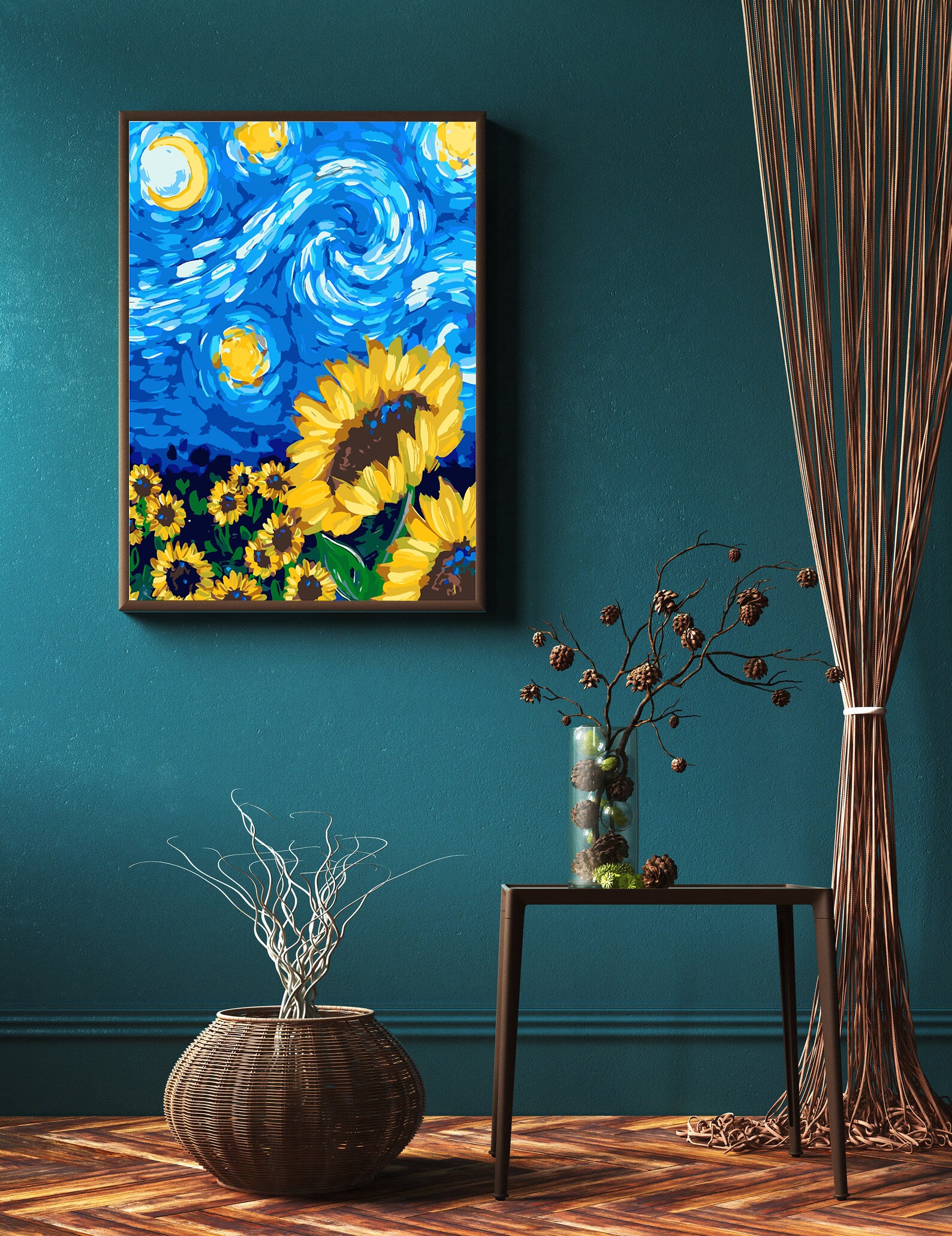 Pictura pe numere - Floarea Soarelui 4495