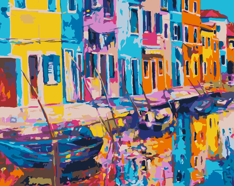 Malen nach Zahlen - Venedig 4496