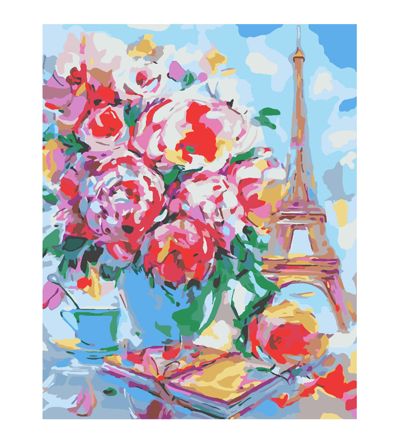 Malen nach Zahlen - Eiffelturm 4507