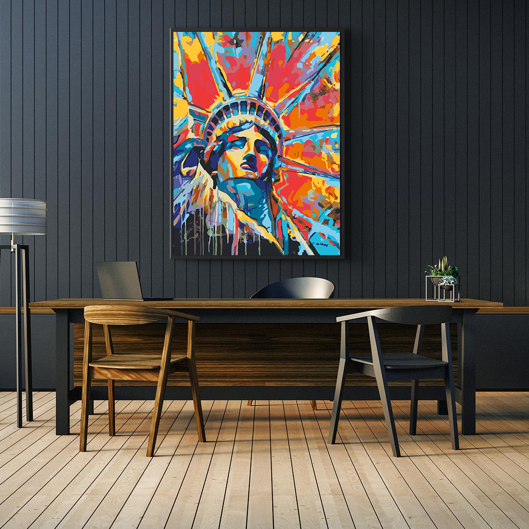 Malen nach Zahlen - Freiheitsstatue 4509