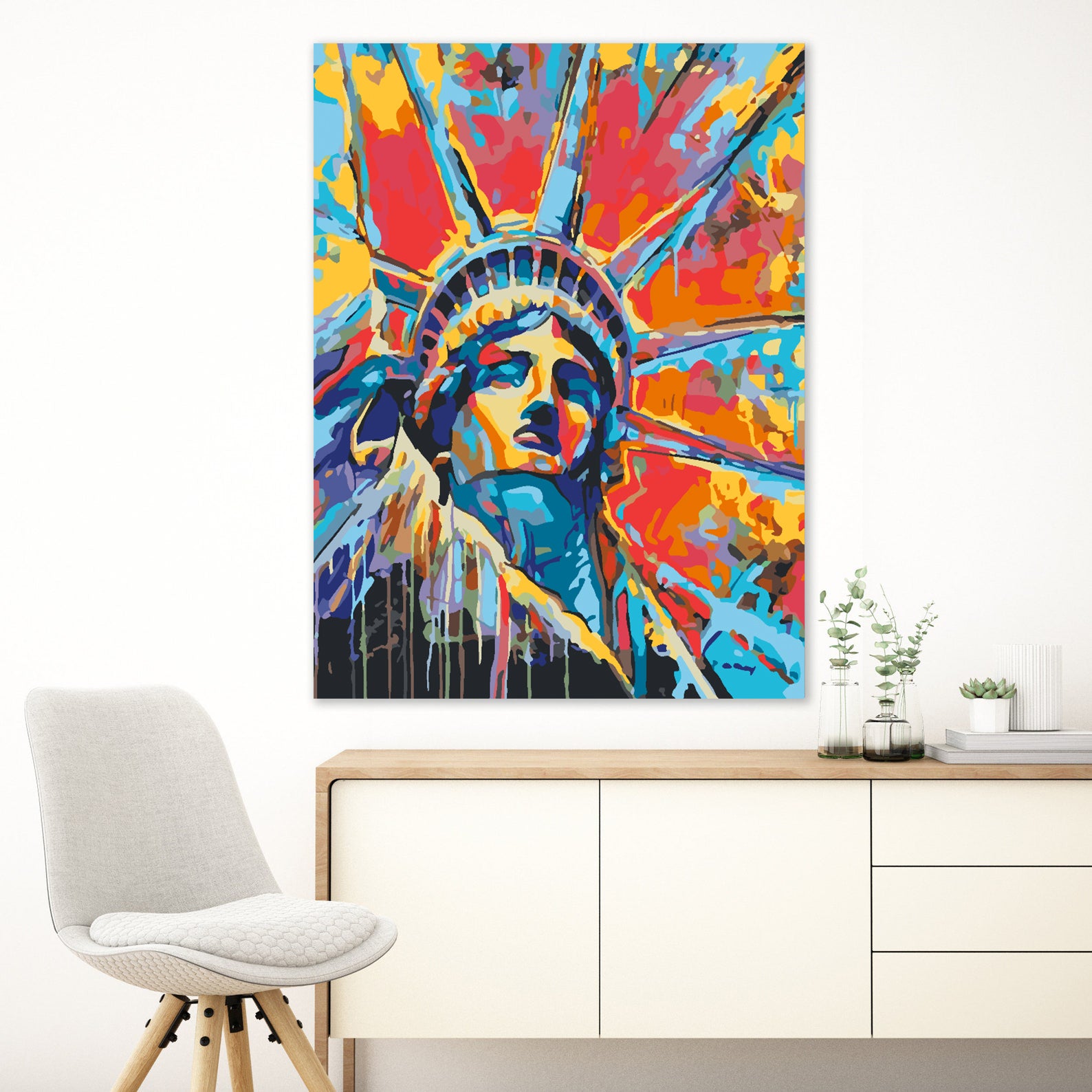 Malen nach Zahlen - Freiheitsstatue 4509