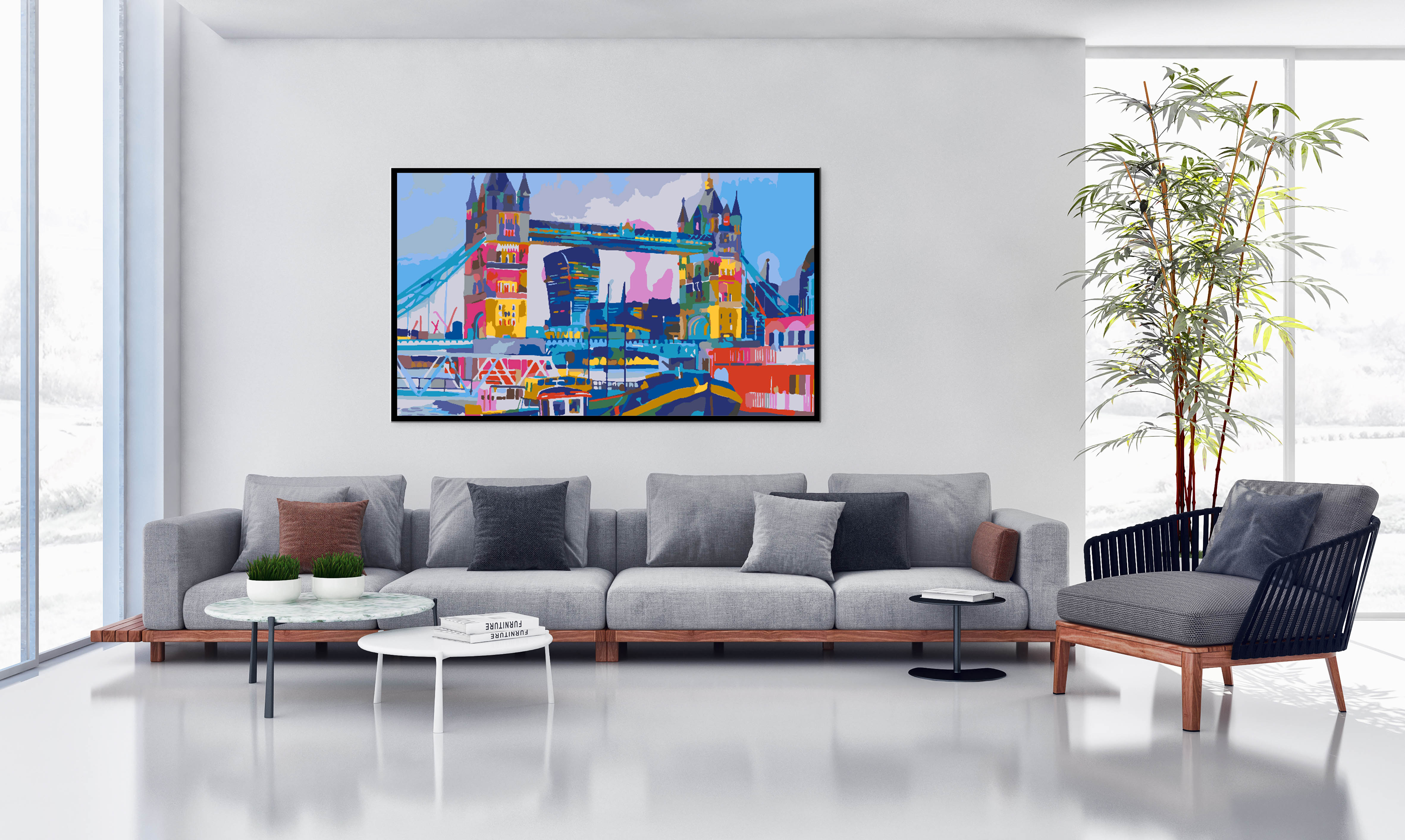 Malen nach Zahlen - Tower Bridge 4510