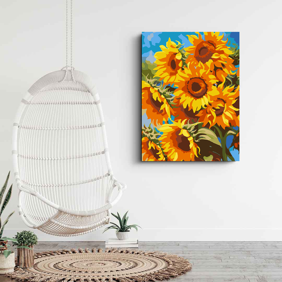 Malen nach Zahlen - Sonnenblume 4515