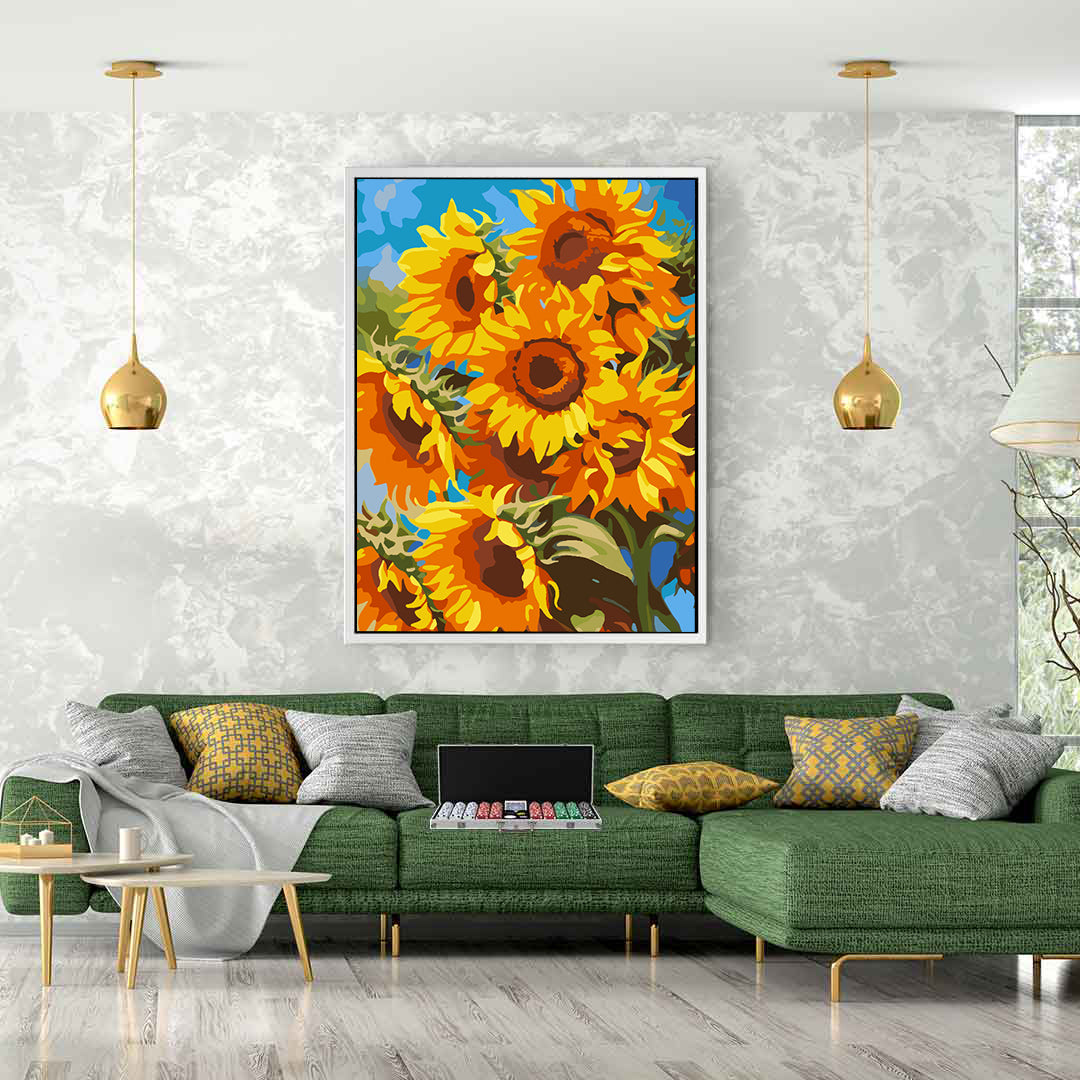 Malen nach Zahlen - Sonnenblume 4515