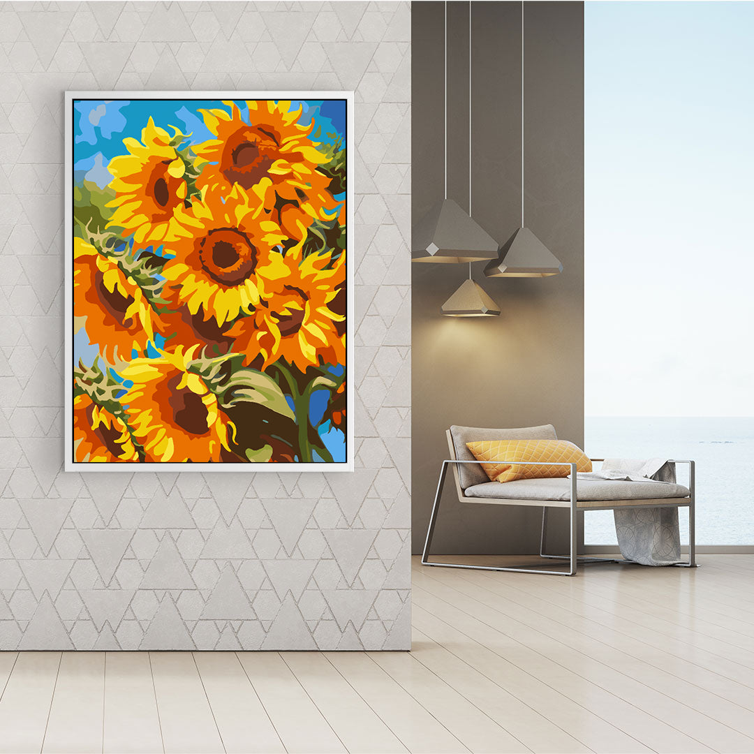 Malen nach Zahlen - Sonnenblume 4515