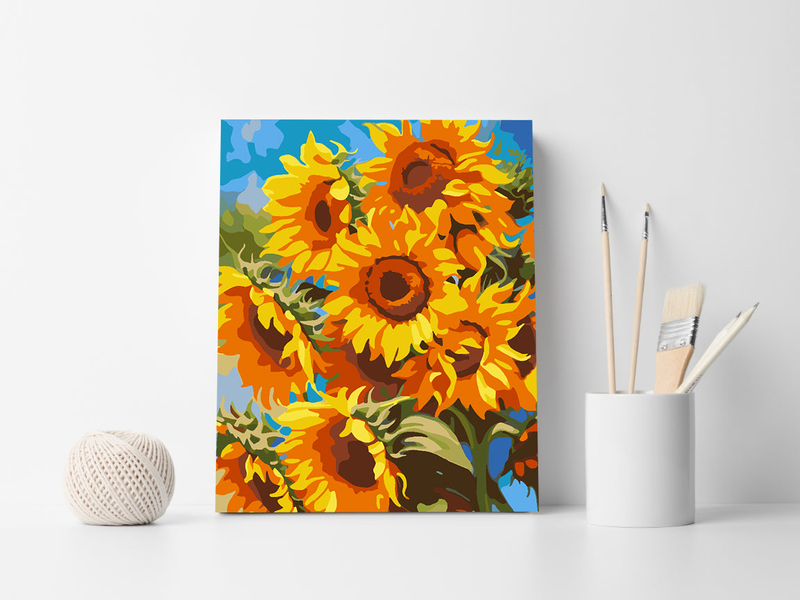 Malen nach Zahlen - Sonnenblume 4515