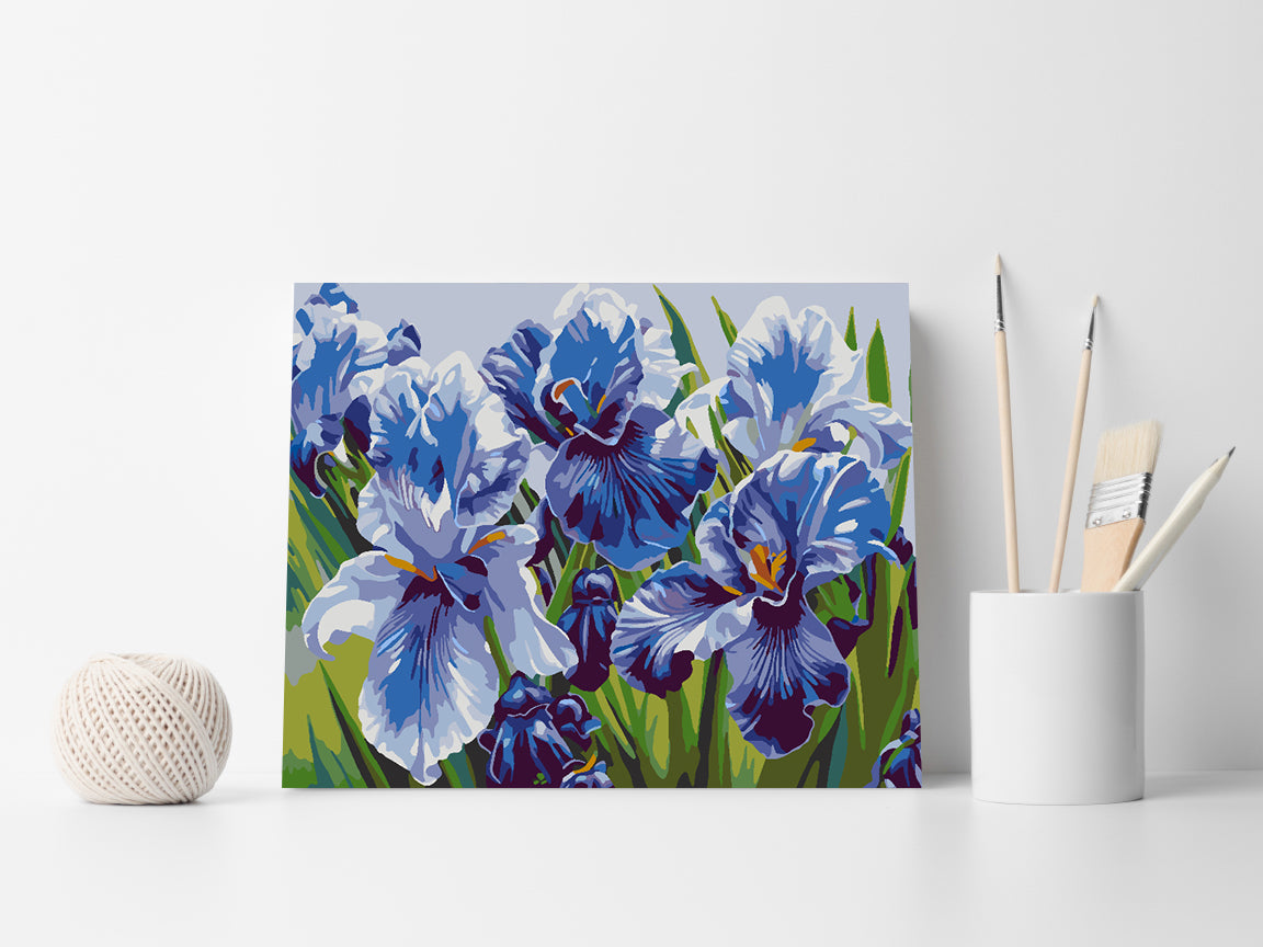 Malen nach Zahlen - Lila Blumen 4514