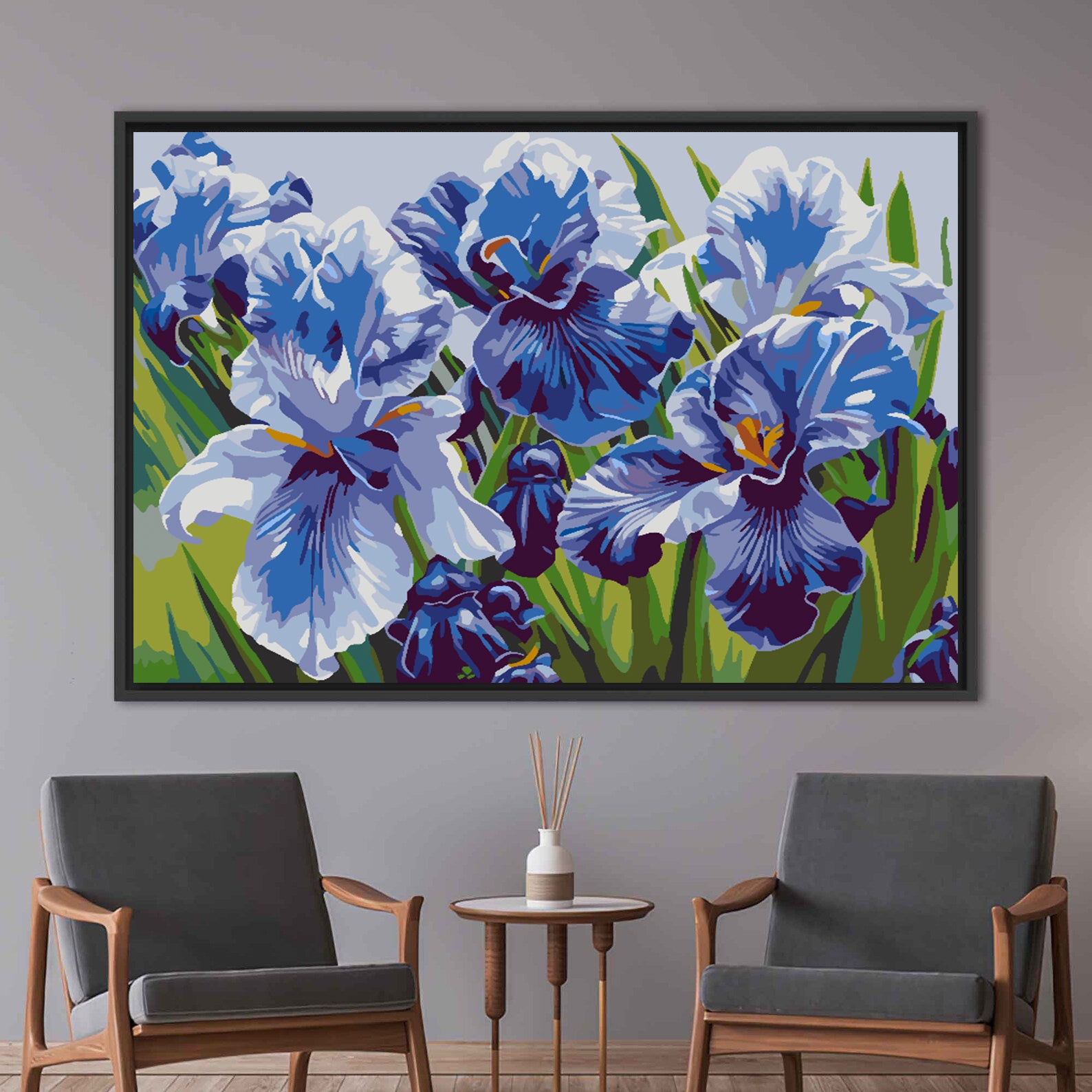 Malen nach Zahlen - Lila Blumen 4514