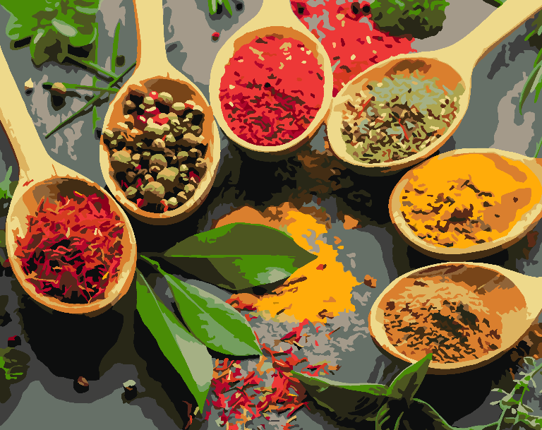 Pictura pe numere - Mirodenii 4516