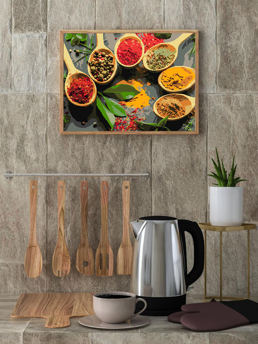 Malen nach Zahlen - Gewürze 4516