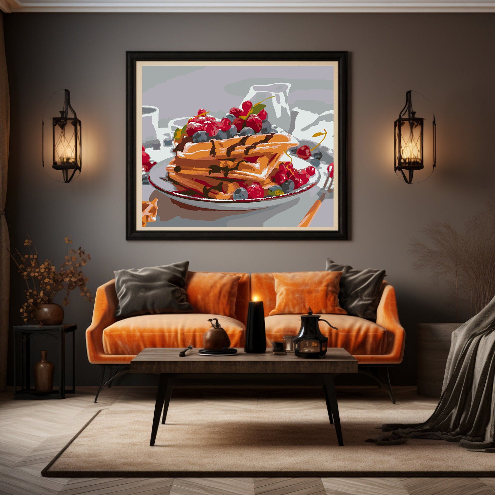 Malen nach Zahlen - Pfannkuchen 4518