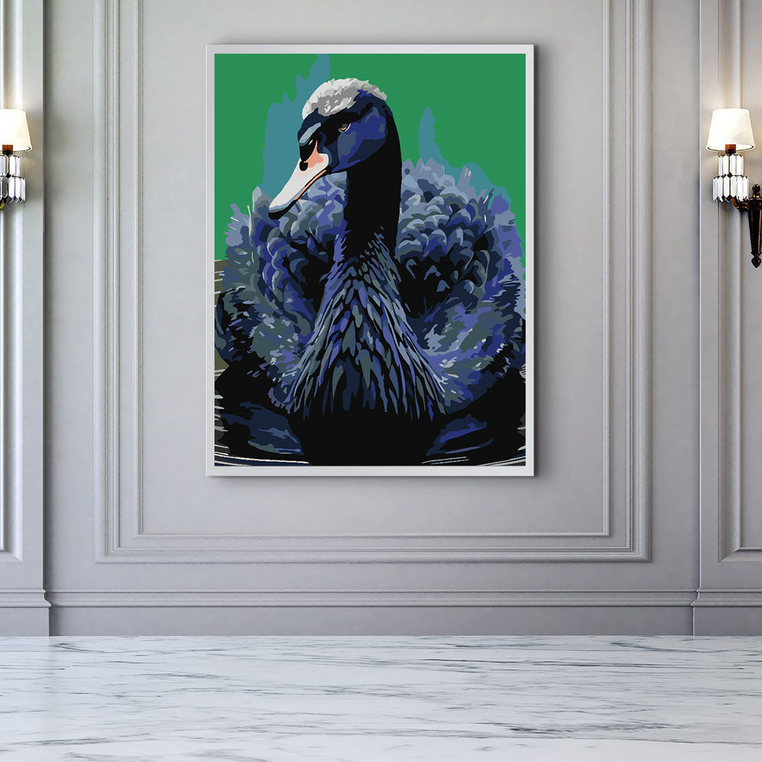 Malen nach Zahlen - Schwarzer Schwan 4522