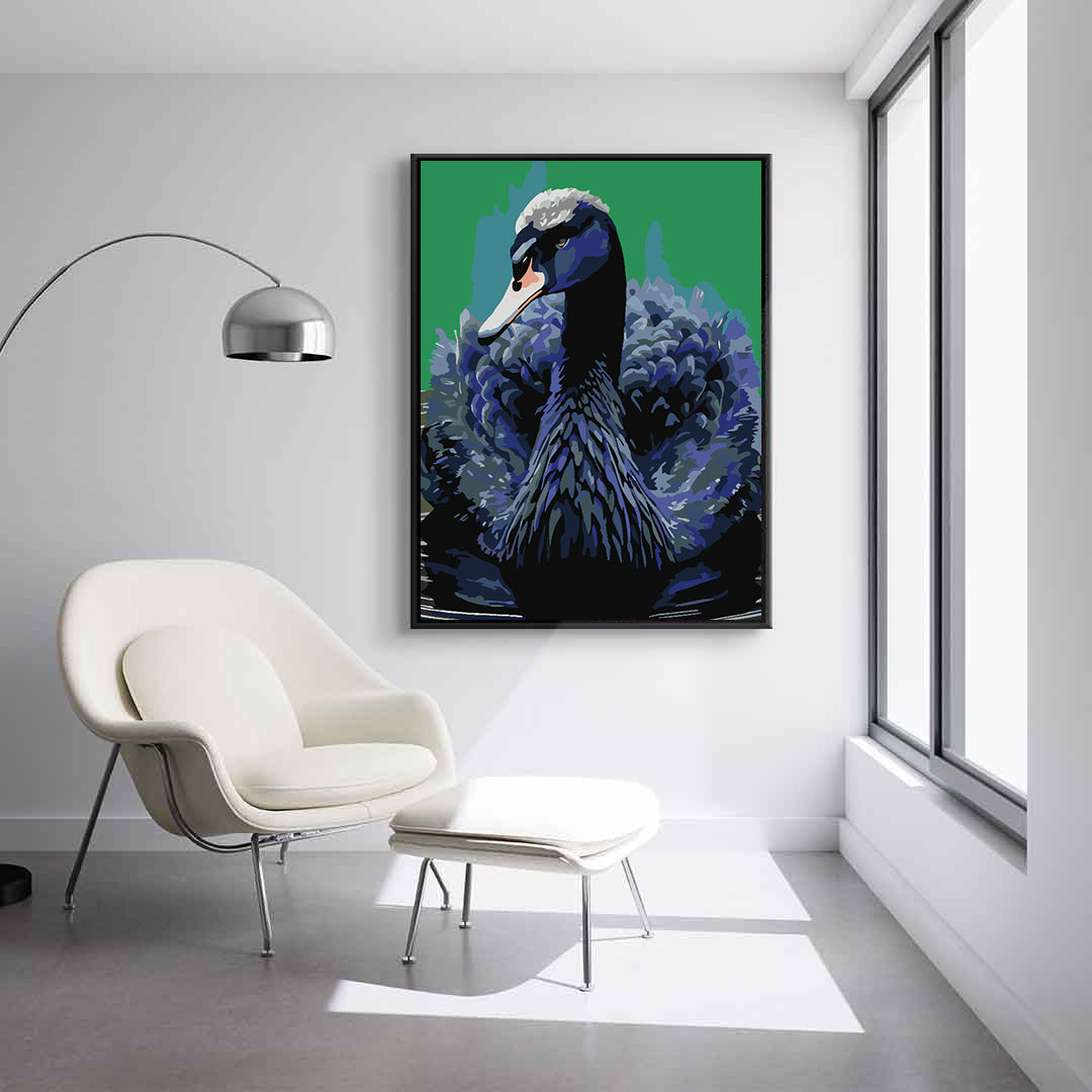 Malen nach Zahlen - Schwarzer Schwan 4522