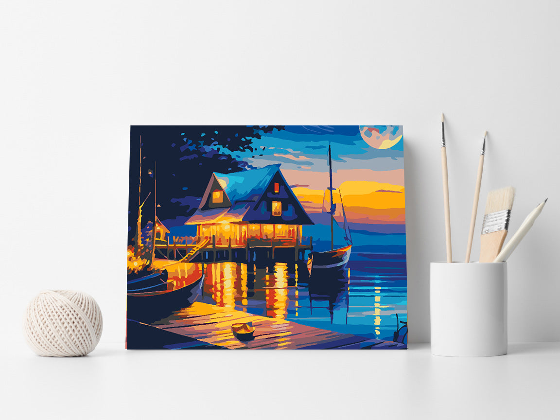 Malen nach Zahlen - Haus am See 4523