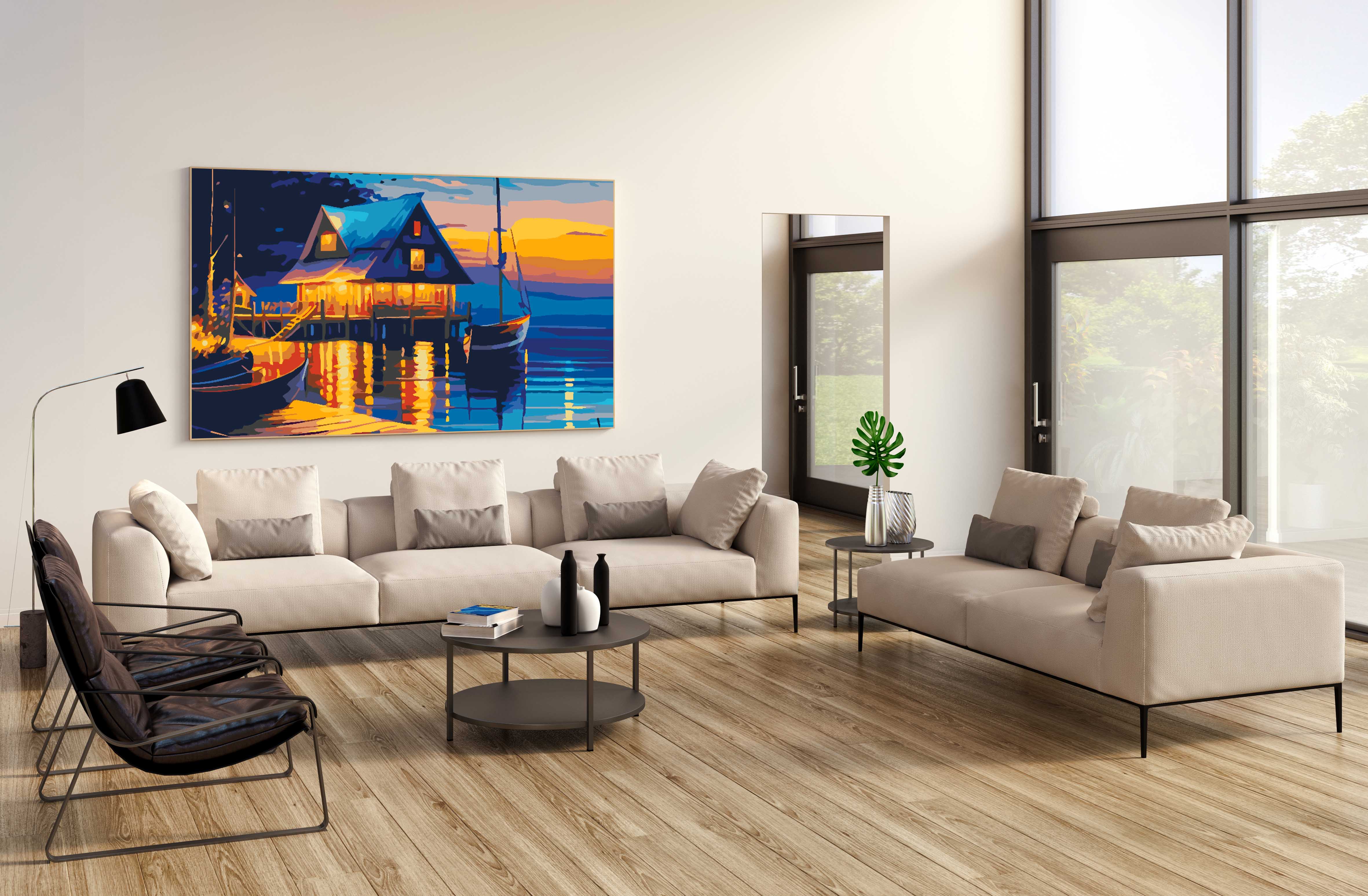 Malen nach Zahlen - Haus am See 4523