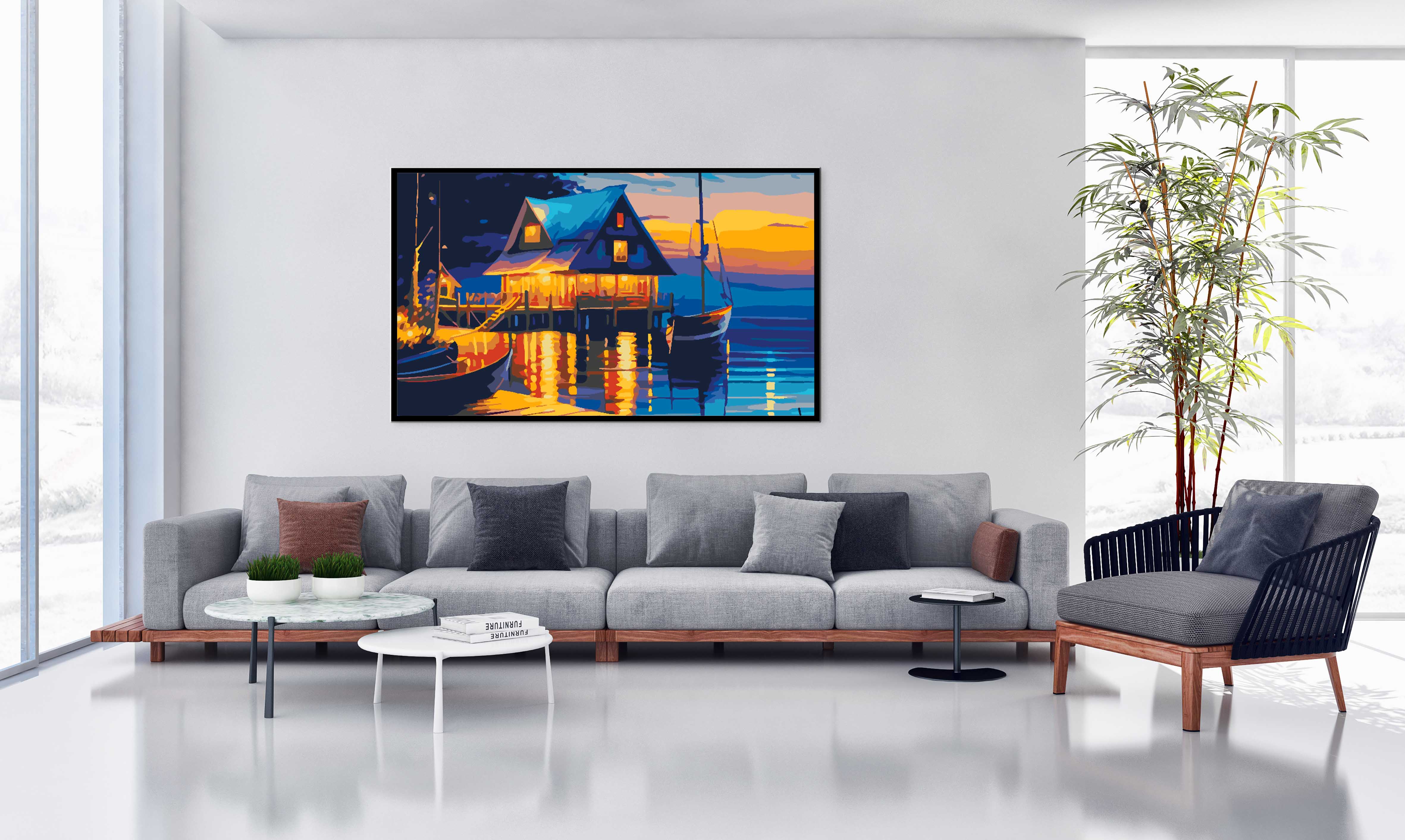 Malen nach Zahlen - Haus am See 4523