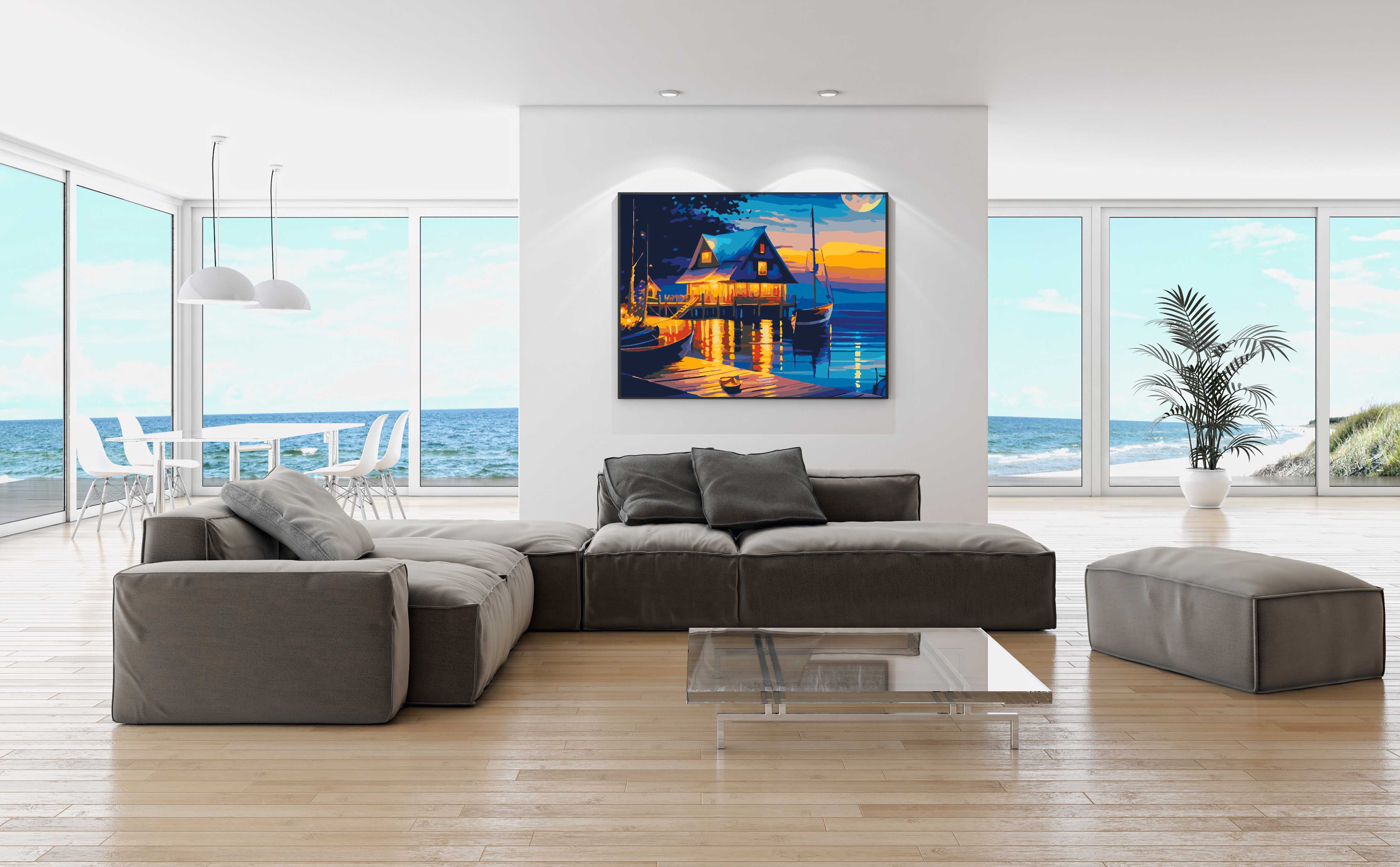 Malen nach Zahlen - Haus am See 4523