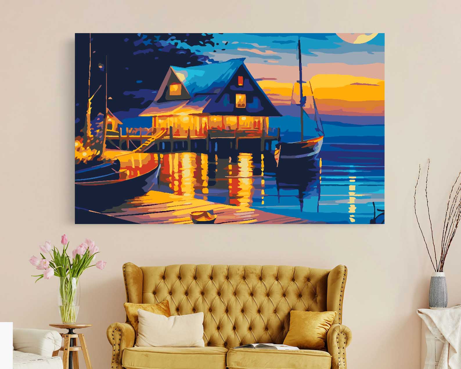 Malen nach Zahlen - Haus am See 4523