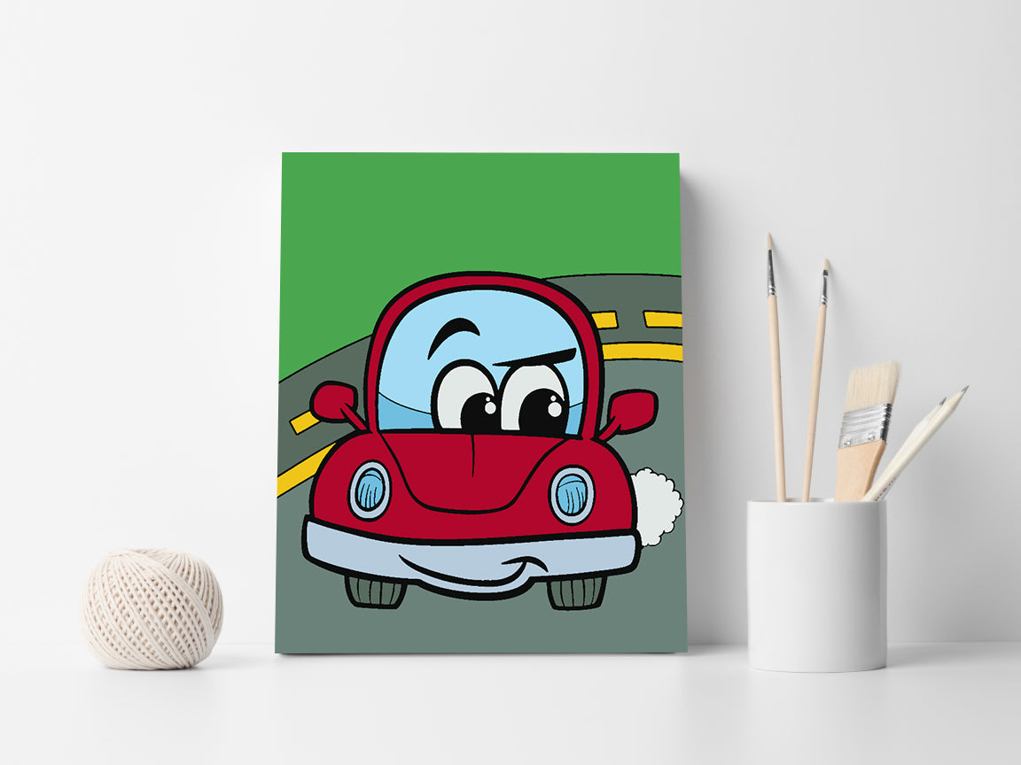 Malen nach Zahlen - Auto für Kinder 4528