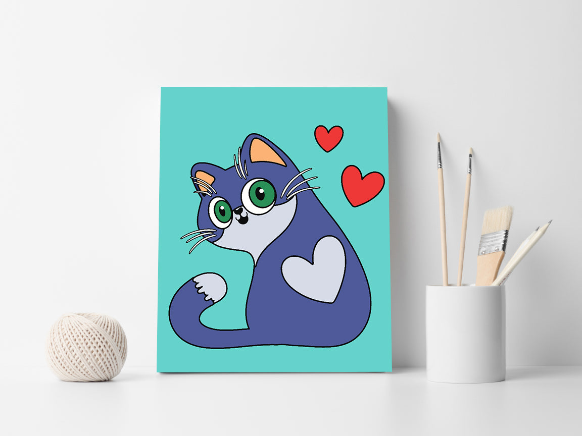 Malen nach Zahlen - Kätzchen für Kinder 4529