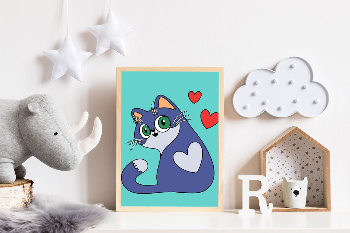 Malen nach Zahlen - Kätzchen für Kinder 4529