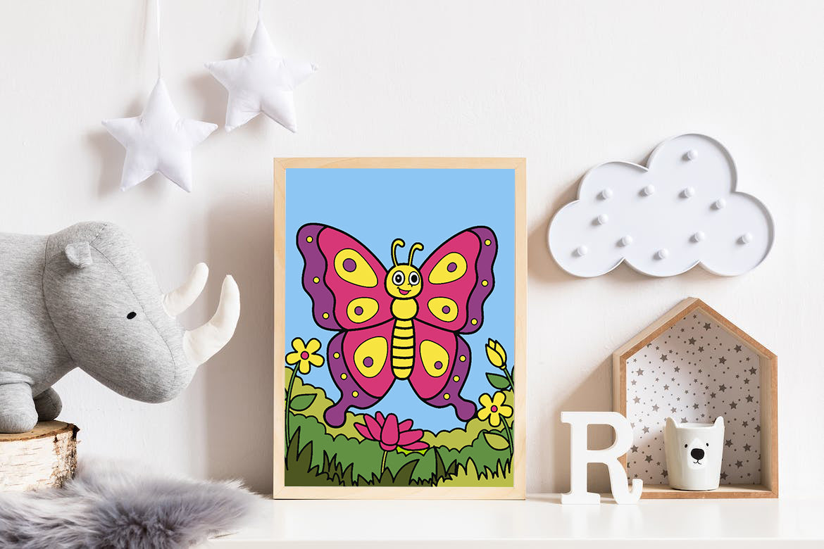 Malen nach Zahlen - Schmetterling 4530