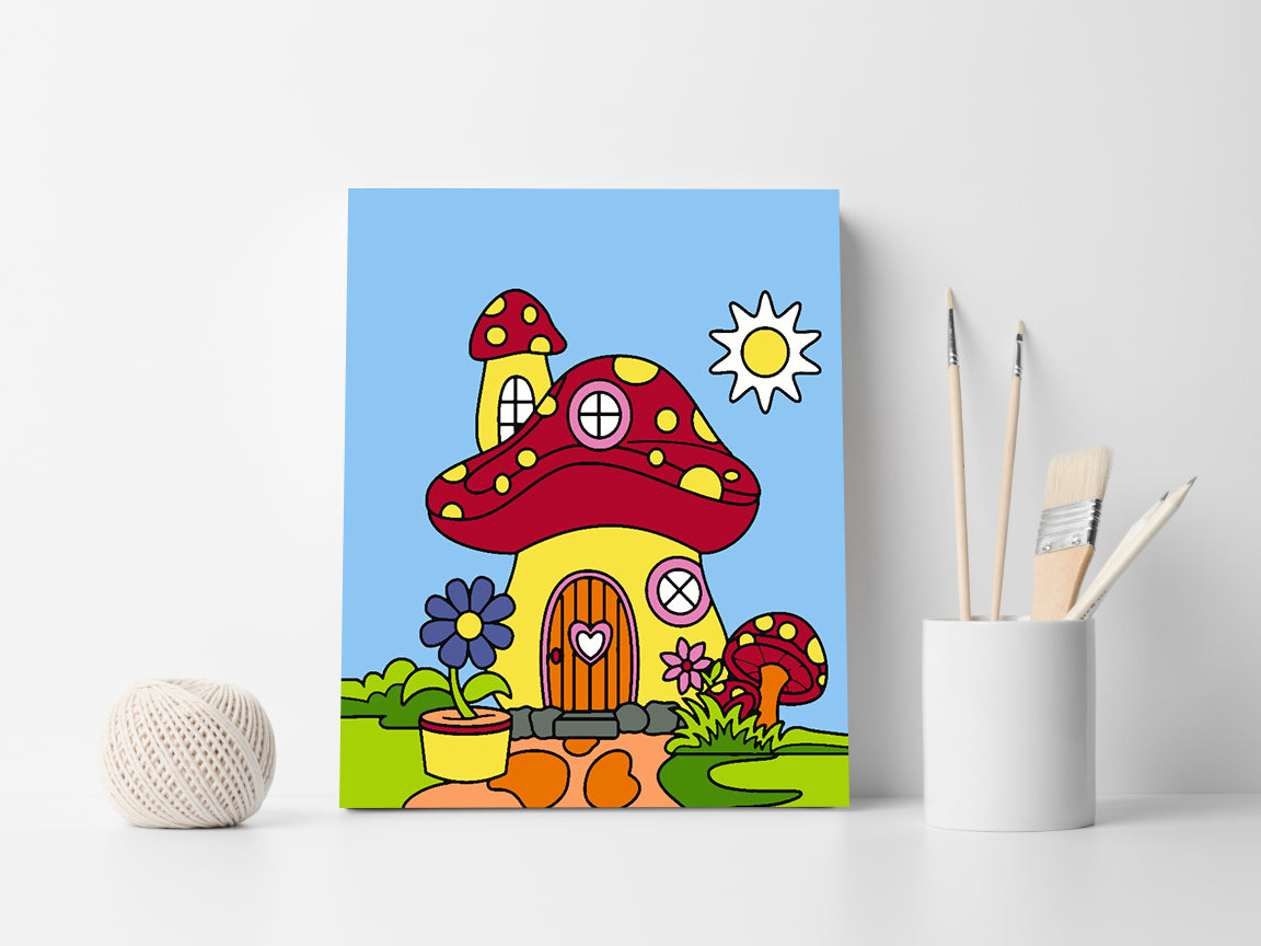 Malen nach Zahlen - Haus 4531