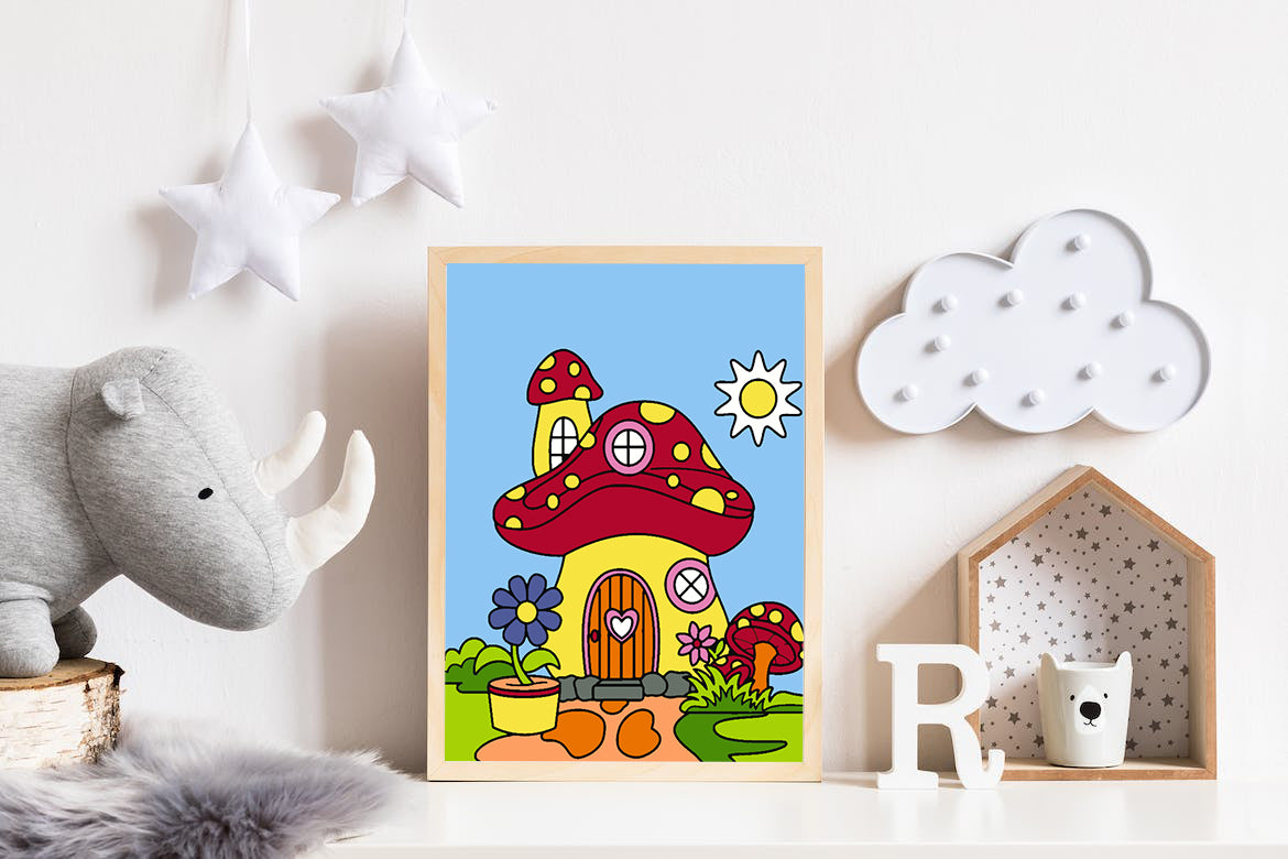 Malen nach Zahlen - Haus 4531