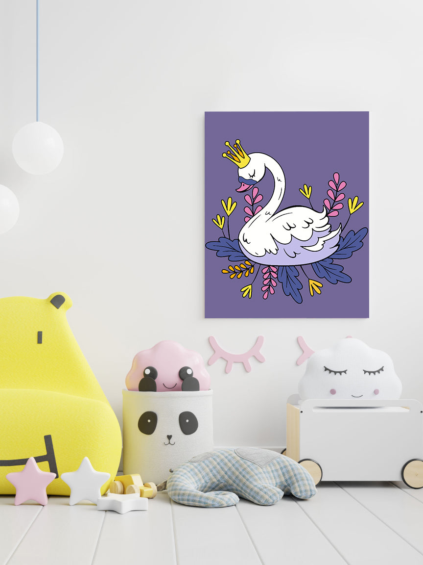 Malen nach Zahlen - Schwan für Kinder 4533