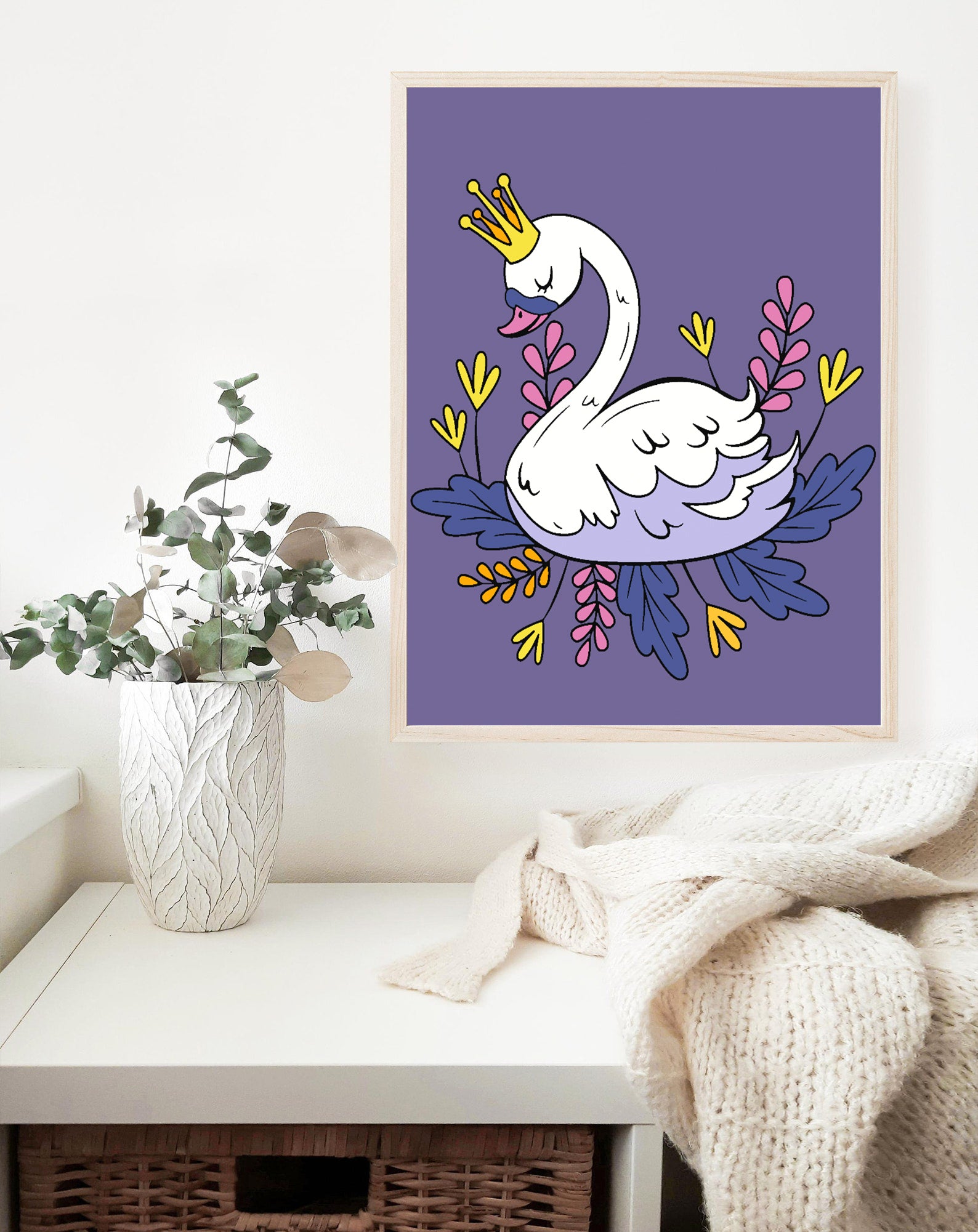 Malen nach Zahlen - Schwan für Kinder 4533