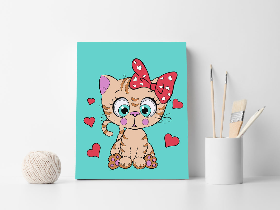 Malen nach Zahlen - Kätzchen für Kinder 4534