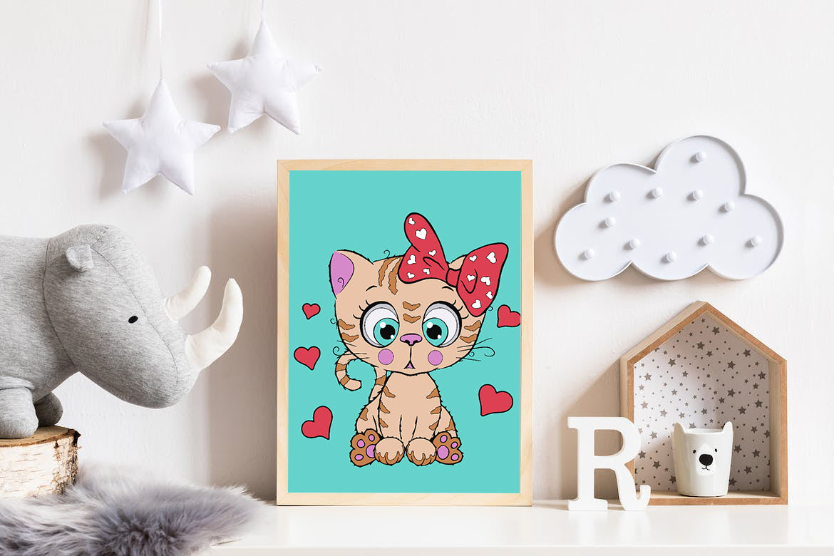 Malen nach Zahlen - Kätzchen für Kinder 4534