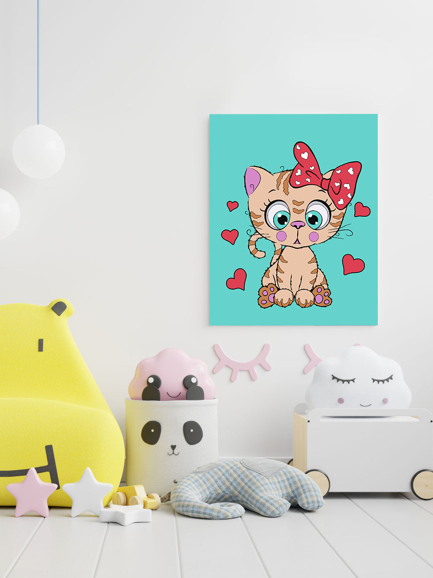 Malen nach Zahlen - Kätzchen für Kinder 4534