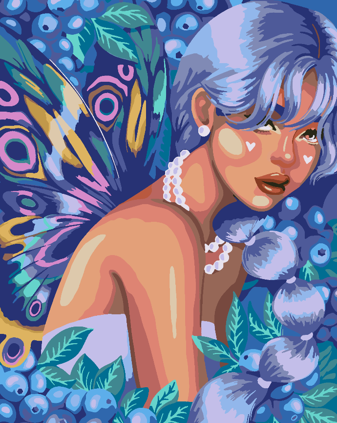 Malen nach Zahlen - Verzauberte Fee 4536