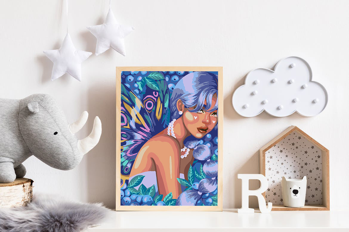 Malen nach Zahlen - Verzauberte Fee 4536