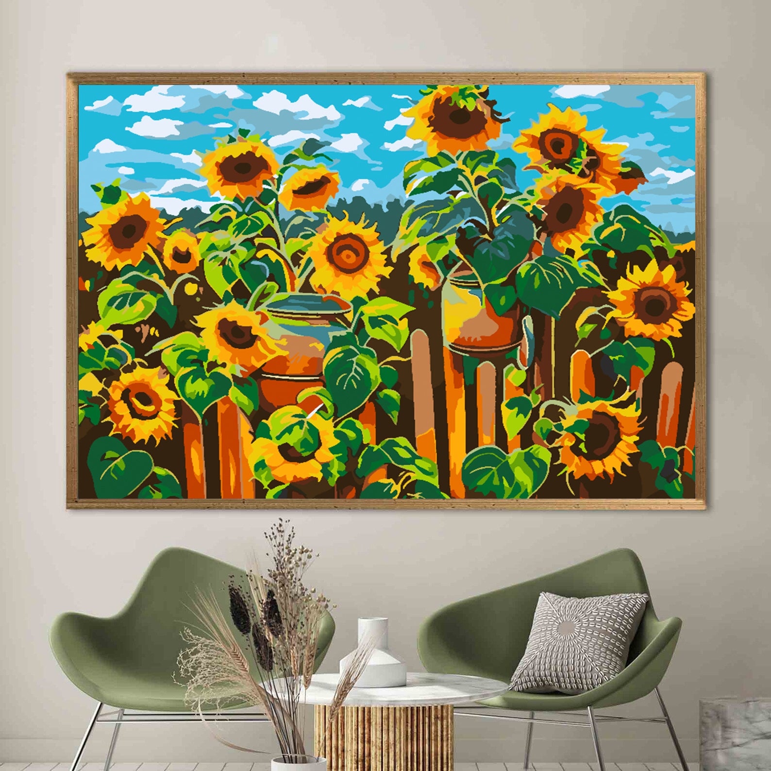 Malen nach Zahlen - Sonnenblume 4537