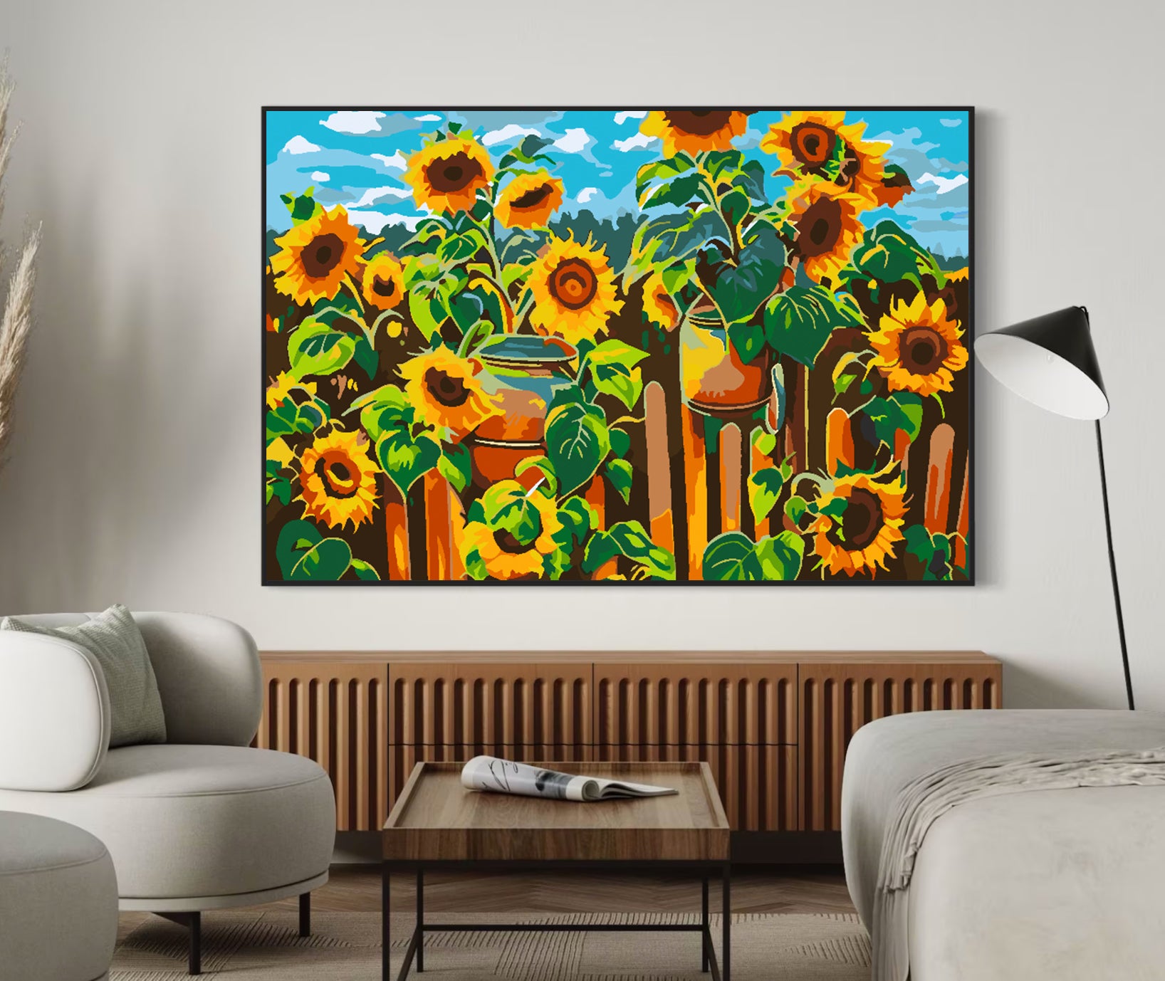 Malen nach Zahlen - Sonnenblume 4537