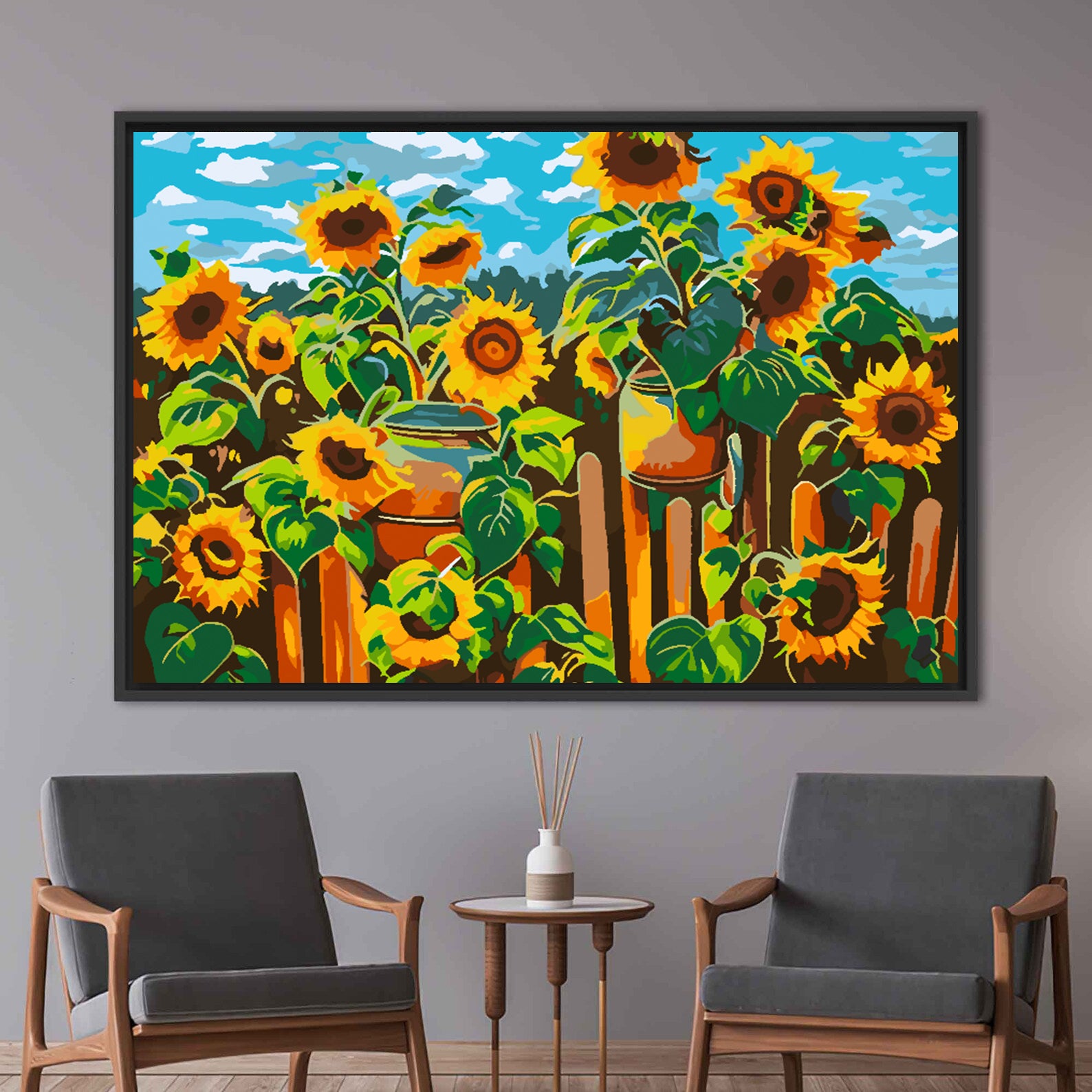 Malen nach Zahlen - Sonnenblume 4537