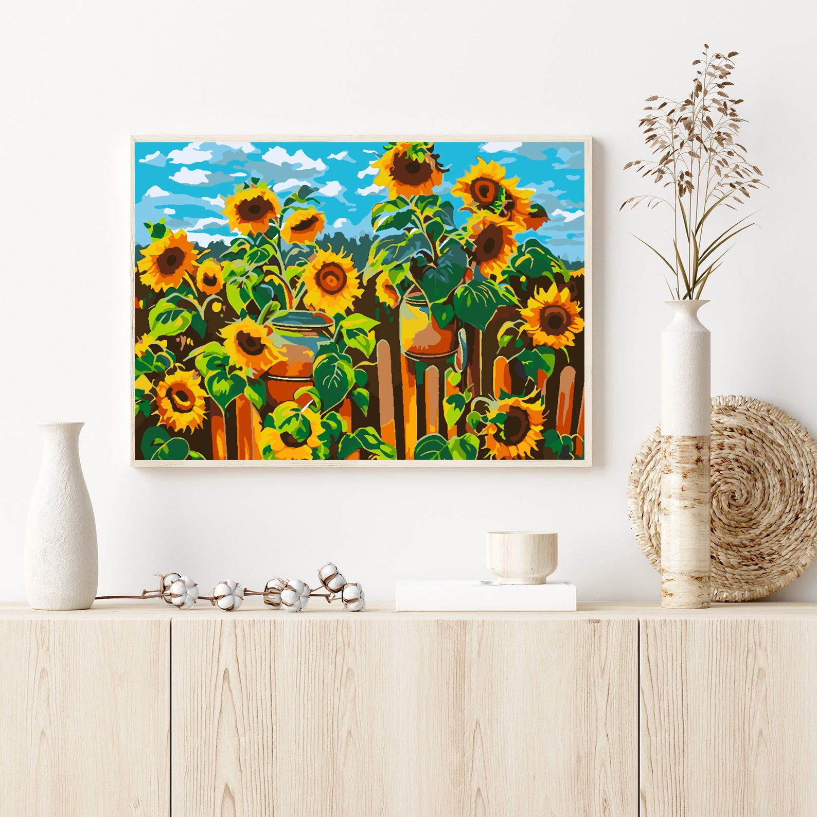 Malen nach Zahlen - Sonnenblume 4537