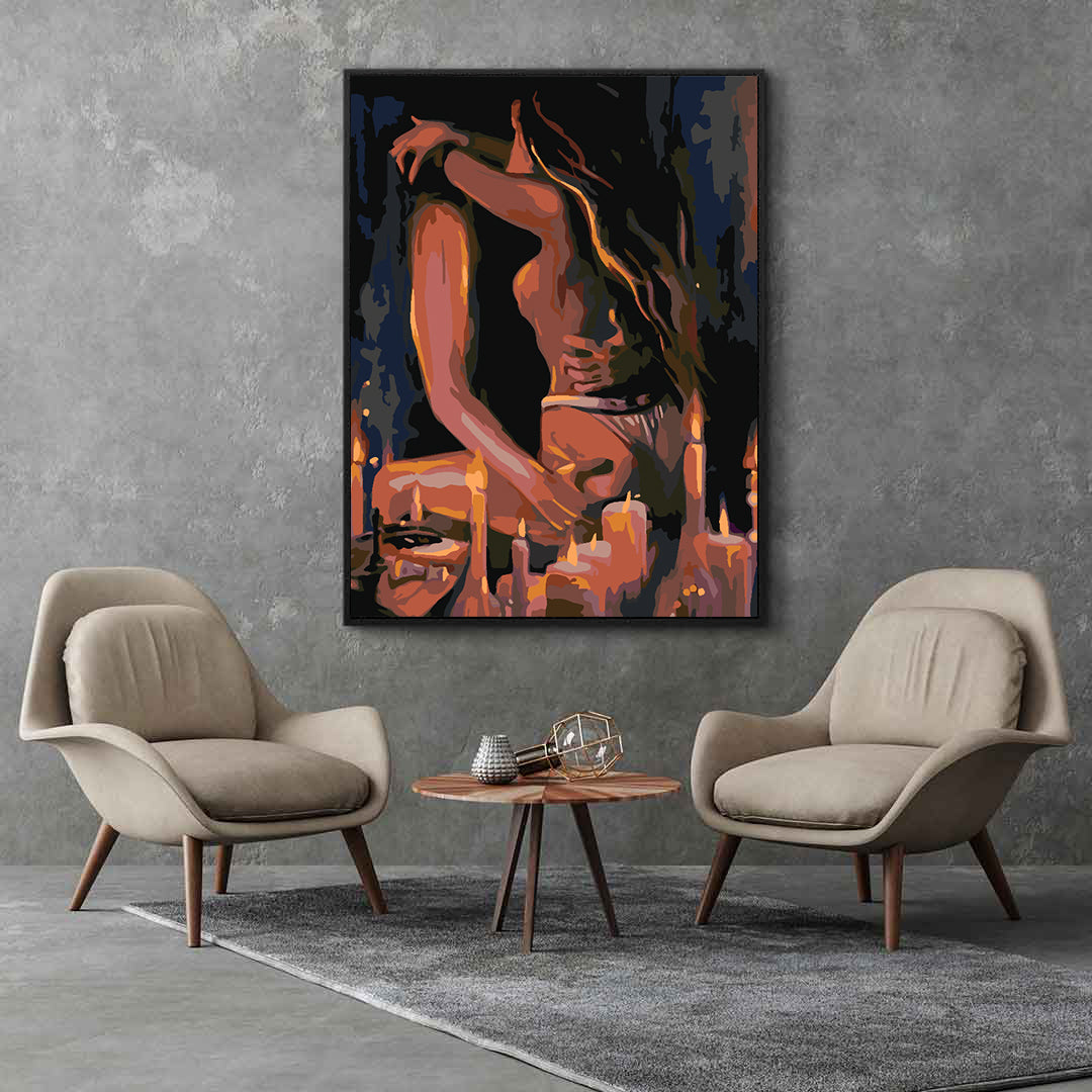 Peinture par numéros - Amour 4544