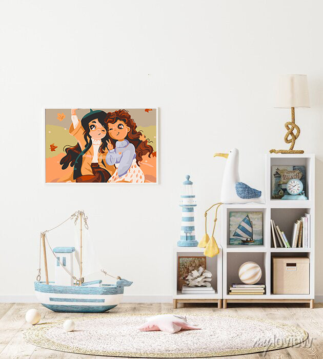 Malen nach Zahlen - Freundschaft 4545