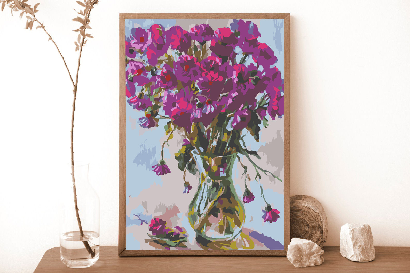 Malen nach Zahlen - Blumen in Vase 4548