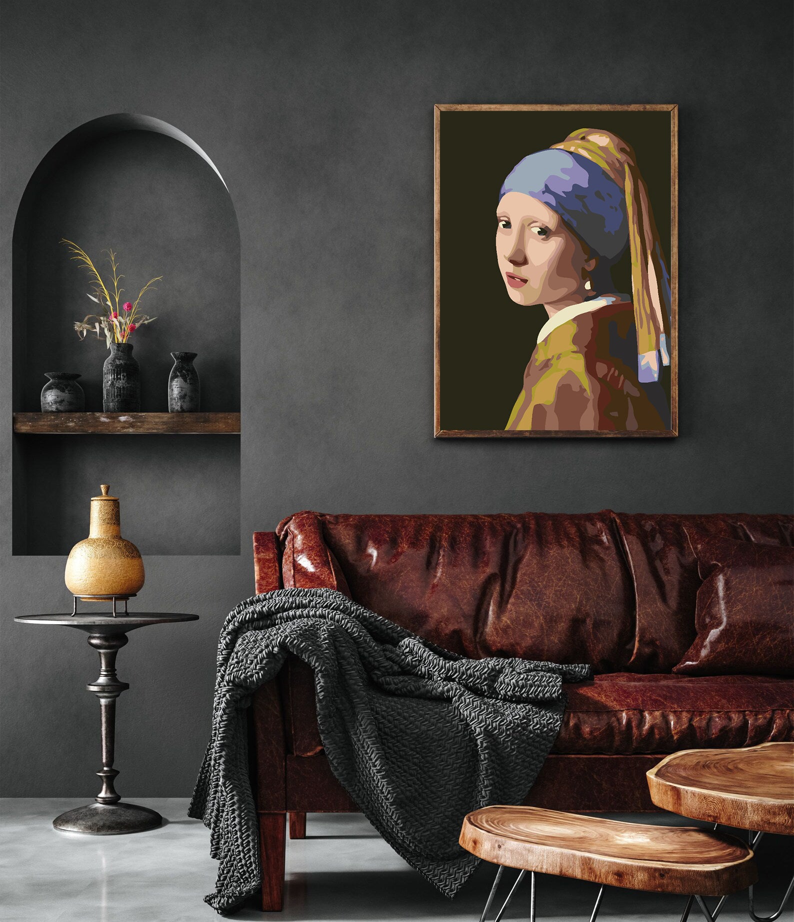 Peinture par numéros - Fille au turban 4552