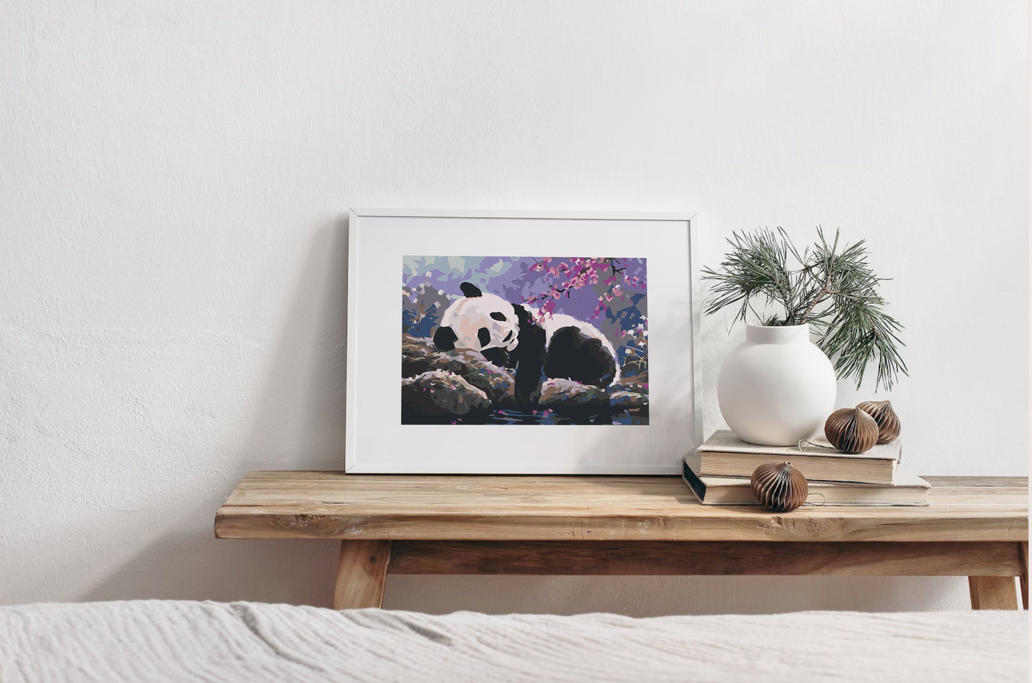 Malen nach Zahlen - Pandabär im Baum 4556