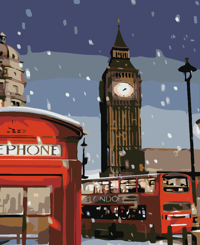 Malen nach Zahlen - London 4560