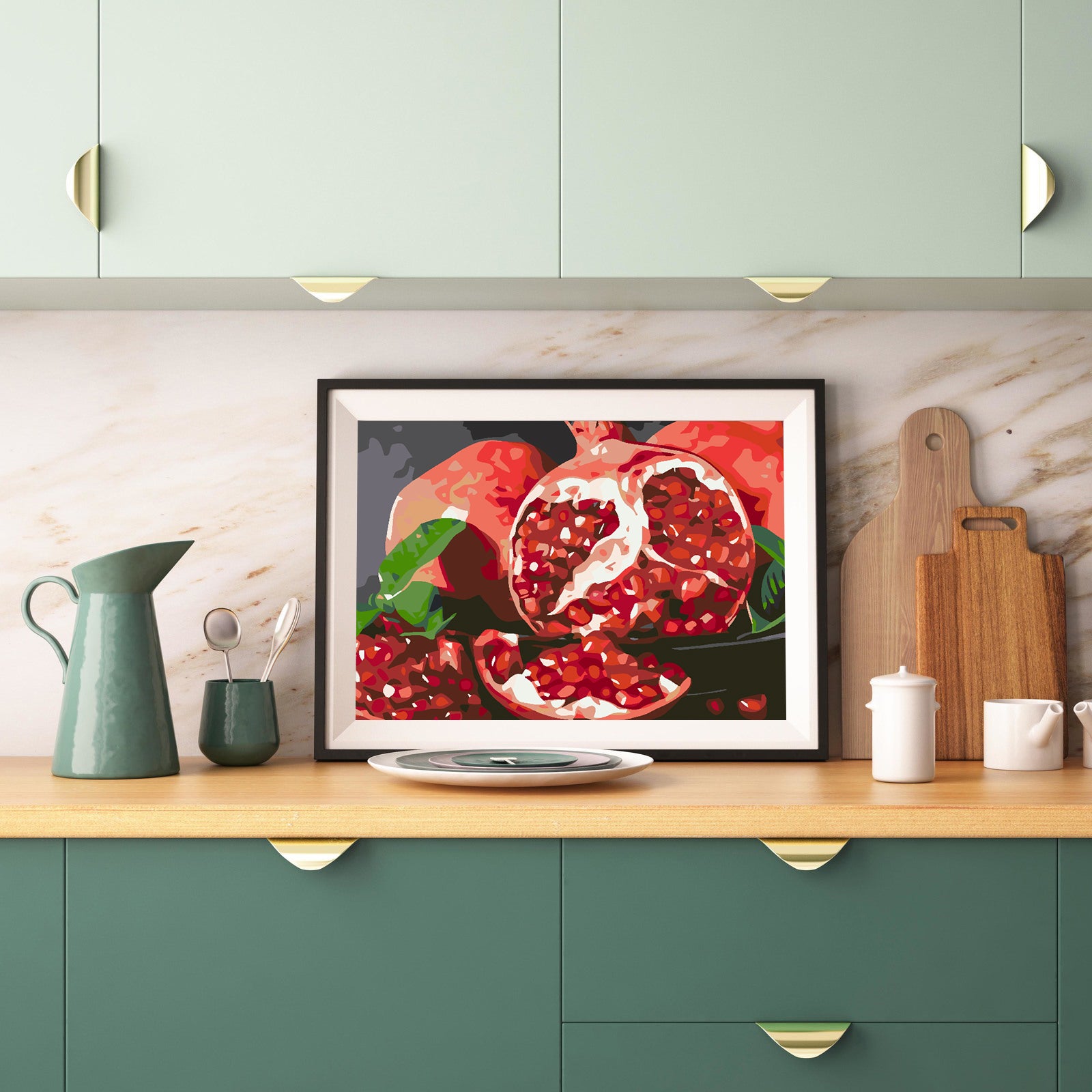 Malen nach Zahlen - Granatapfel 4563