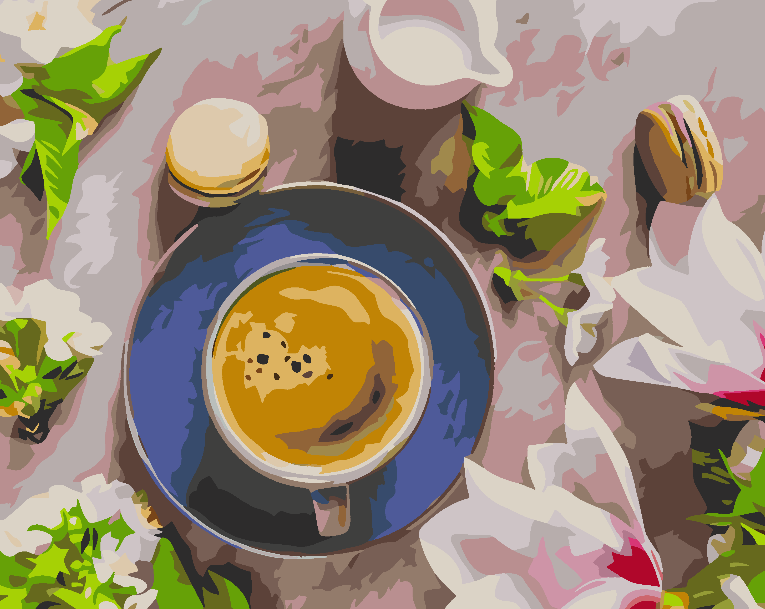 Pictura pe numere - Cafea și Dulciuri 4565